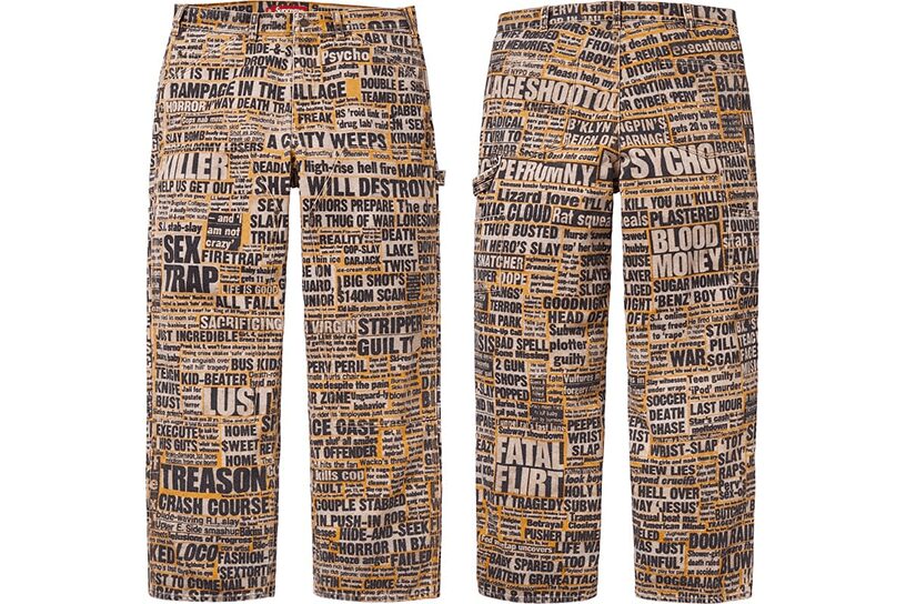 Supreme/Dash Snow Double Knee Painter Pant Supreme/Dash Snow Double Knee Painter Pant