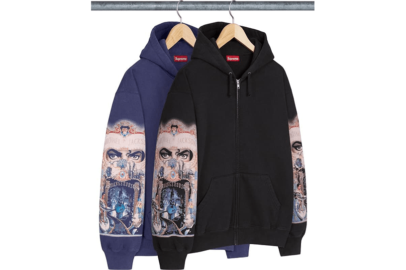 Michael Jackson® Dangerous Zip Up Hooded Sweatshirt