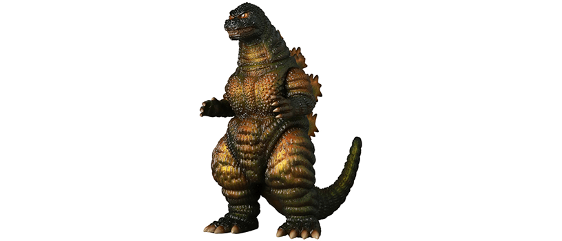 【抽選：2025年12月27日（土）～】NEW ART GUILD ゴジラ（1995）スタンダードサイズ 口閉じ（2期） & 魔界玩 ファイヤーボールヘッド 喧嘩坊主 Red warrior