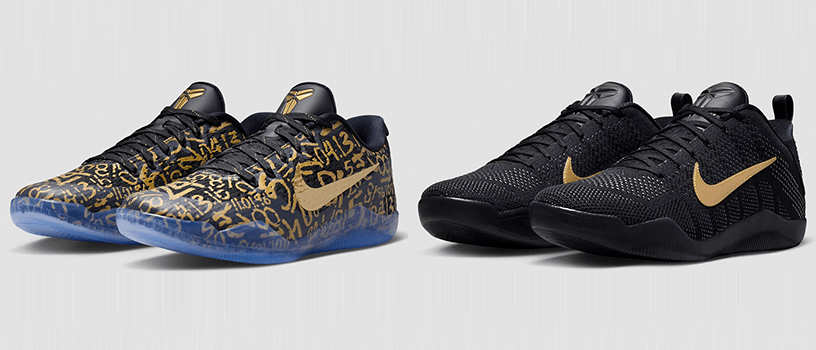 【2026年4月13日（月）】NIKE KOBE 11 PROTRO “BLACK AND METALLIC GOLD”