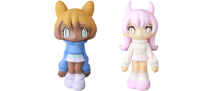 【抽選：2026年4月19日（日）まで】かえのソフビ かえちゃん Vol.1（新色） & Vol.2（新色）