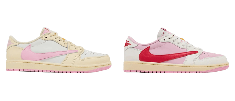 【2026年5月29日（金）】NIKE AIR JORDAN 1 LOW OG x TRAVIS SCOTT “SHY PINK” & “TROPICAL PINK”
